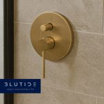 Neo brushed Brass concealed diverter mixer
