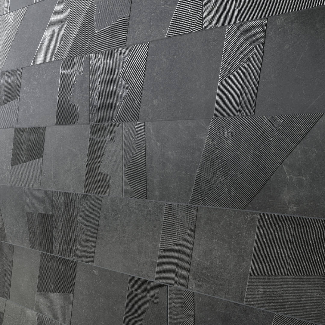 468f5437-3fcd-444f-9fc3-c7b532e32a6d.jpg Icone Noir Ligne 200x1200mm (1.44m2/box) - Image 1