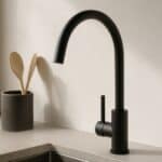 Neo black single hole sink mixer