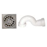 Square stainless steel shower trap - Image 2