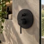 Moon black concealed diverter mixer