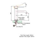 Neo black STD basin mixer - Image 3