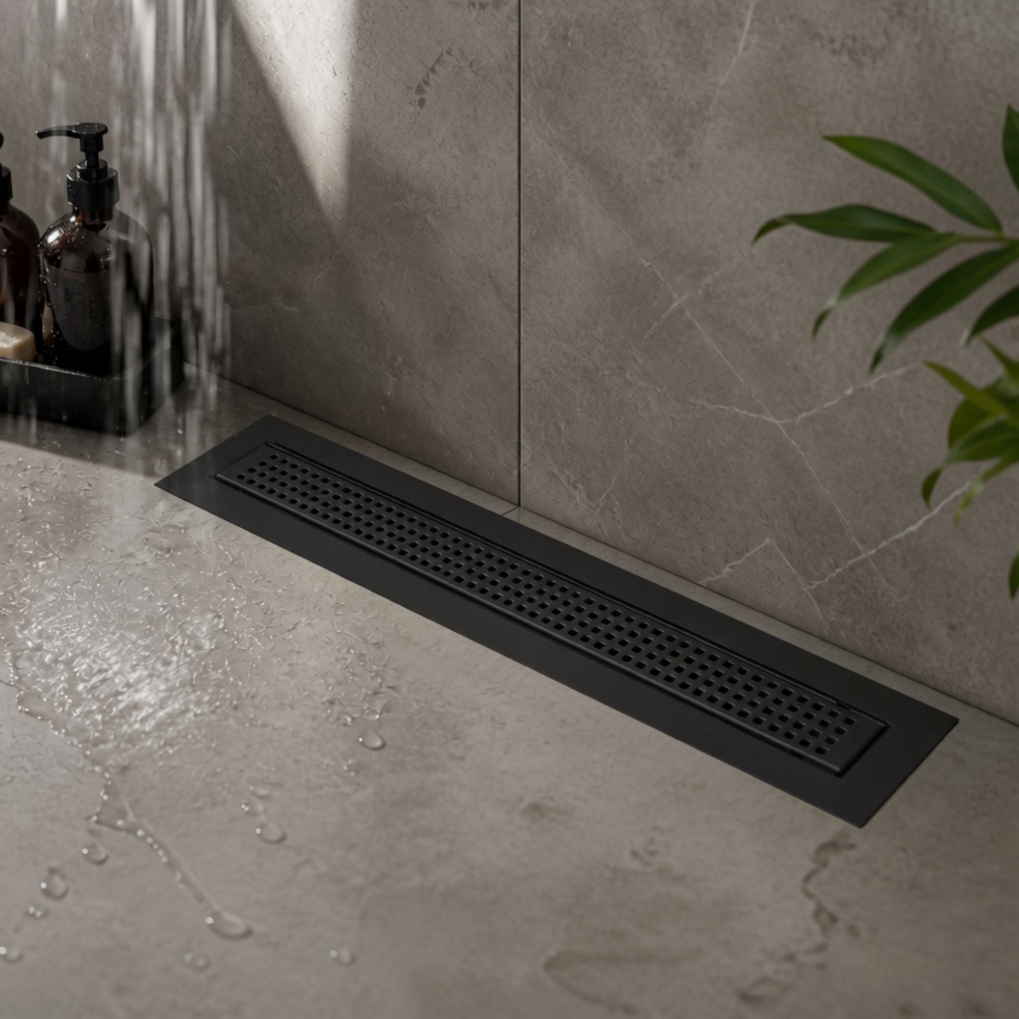 4d943ab3-5def-4026-8dfd-6275695906e6.jpg Black Shower Channel-500mm | Showers Miscellaneous - Image 1