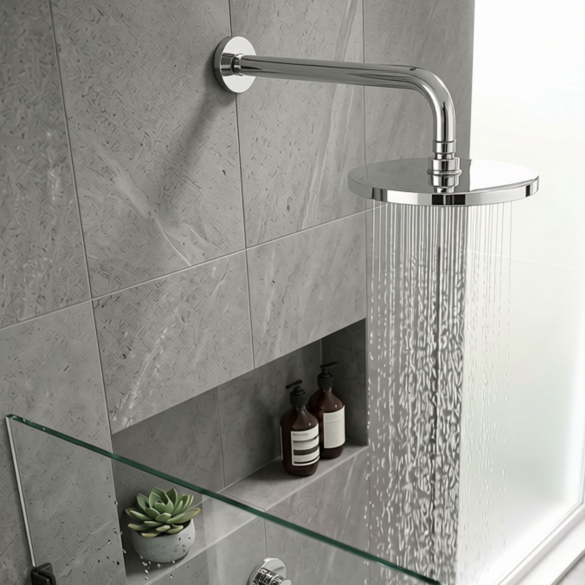 6c7e26fa-15eb-4314-9bcc-8259e8cf7738.jpg Round Shower Head 250mm Chrome - Image 1