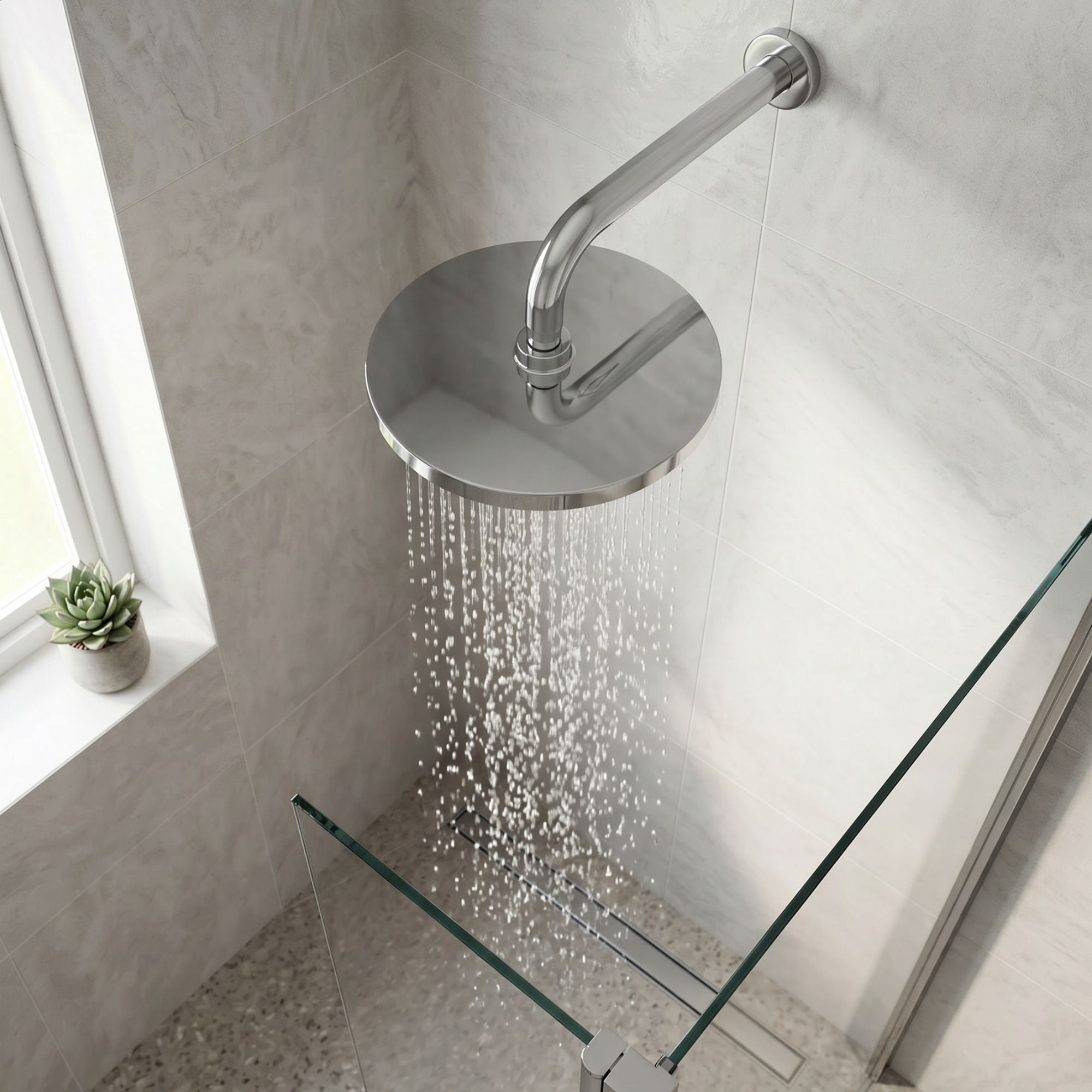 fd208a38-7f2c-4ada-bb3b-b03e4c8418fa.jpg Shower Head 250mm Gunmetal - Image 1
